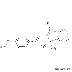 Molecular Structure of 80988-60-9 (3H-Indolium, 2-[2-(4-methoxyphenyl)ethenyl]-1,3,3-trimethyl-)