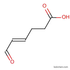Molecular Structure of 82934-89-2 (4-Hexenoic acid, 6-oxo-, (E)-)
