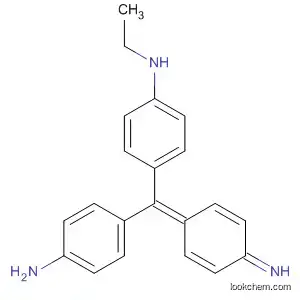 Molecular Structure of 85502-12-1 (Benzenamine,
4-[(4-aminophenyl)(4-imino-2,5-cyclohexadien-1-ylidene)methyl]-N-ethyl
-)