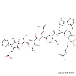 Molecular Structure of 855399-10-9 (L-Arginine,
L-a-glutamyl-L-phenylalanyl-L-cysteinyl-L-isoleucyl-L-glutaminyl-L-isoleucyl
-L-histidyl-L-phenylalanyl-)