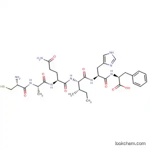 Molecular Structure of 855399-29-0 (L-Phenylalanine, L-cysteinyl-L-alanyl-L-glutaminyl-L-isoleucyl-L-histidyl-)