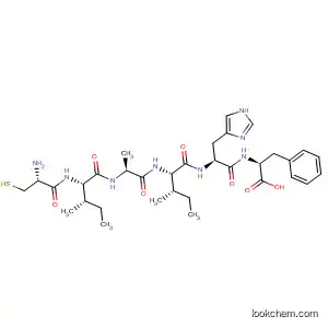 Molecular Structure of 855399-30-3 (L-Phenylalanine, L-cysteinyl-L-isoleucyl-L-alanyl-L-isoleucyl-L-histidyl-)
