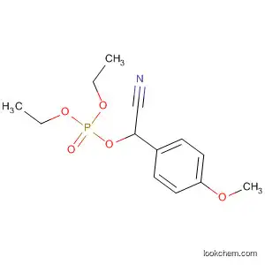Molecular Structure of 855476-33-4 (Phosphoric acid, cyano(4-methoxyphenyl)methyl diethyl ester)