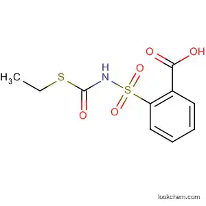 Molecular Structure of 864059-54-1 (Benzoic acid, 2-[[[(ethylthio)carbonyl]amino]sulfonyl]-)