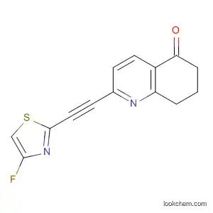 5(6H)-Quinolinone, 2-[(4-fluoro-2-thiazolyl)ethynyl]-7,8-dihydro-