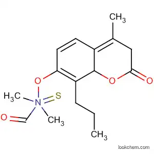 Molecular Structure of 87472-90-0 (Carbamothioic acid, dimethyl-,
S-(4-methyl-2-oxo-8-propyl-2H-1-benzopyran-7-yl) ester)