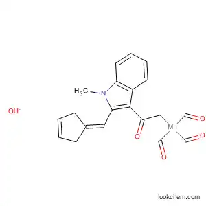 Molecular Structure of 879886-56-3 (Manganese,
tricarbonyl[1-[2-(3-cyclopenten-1-ylidenemethyl)-1-methyl-1H-indol-3-yl]
ethanonato]-)