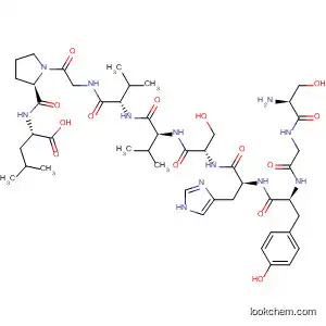 Molecular Structure of 879895-09-7 (L-Leucine,
L-serylglycyl-L-tyrosyl-L-histidyl-L-seryl-L-valyl-L-valylglycyl-L-prolyl-)