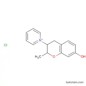 Molecular Structure of 879899-40-8 (Pyridinium, 1-(3,4-dihydro-7-hydroxy-2-methyl-2H-1-benzopyran-3-yl)-,
chloride)