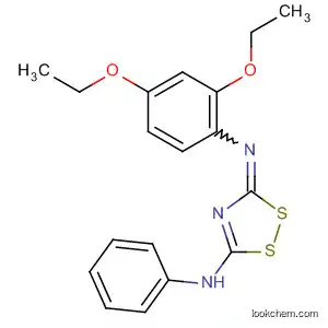 Molecular Structure of 879933-92-3 (3H-1,2,4-Dithiazol-5-amine, 3-[(2,4-diethoxyphenyl)imino]-N-phenyl-)