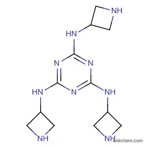 Molecular Structure of 880082-60-0 (1,3,5-Triazine-2,4,6-triamine, N,N',N''-tris(3-azetidinyl)-)