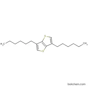 Molecular Structure of 880088-85-7 (Thieno[3,2-b]thiophene, 3,6-dihexyl-)