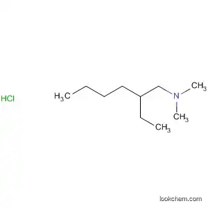 Molecular Structure of 880090-96-0 (1-Hexanamine, 2-ethyl-N,N-dimethyl-, hydrochloride)