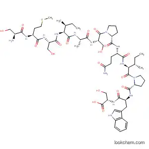 Molecular Structure of 880136-20-9 (L-Serine,
L-seryl-L-methionyl-L-seryl-L-isoleucyl-L-alanyl-L-seryl-L-prolyl-L-glutaminyl
-L-isoleucyl-L-prolyl-L-tryptophyl-)