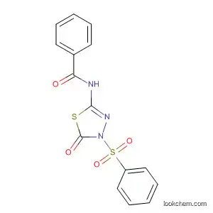 Molecular Structure of 880483-45-4 (Benzamide,
N-[4,5-dihydro-5-oxo-4-(phenylsulfonyl)-1,3,4-thiadiazol-2-yl]-)