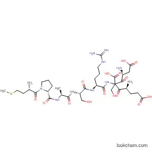 Molecular Structure of 880485-53-0 (L-Serine,
L-methionyl-L-prolyl-L-alanyl-L-seryl-L-arginyl-L-a-glutamyl-L-a-aspartyl-)