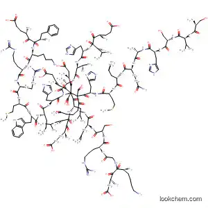Molecular Structure of 880502-31-8 (L-Aspartic acid,
L-seryl-L-valyl-L-seryl-L-histidyl-L-alanyl-L-glutaminyl-L-leucyl-L-methionyl-L-
histidyl-L-a-aspartyl-L-lysylglycyl-L-arginyl-L-seryl-L-leucyl-L-glutaminyl-L-a
-glutamyl-L-phenylalanyl-L-lysyl-L-arginyl-L-arginyl-L-methionyl-L-tryptophyl
-L-leucyl-L-histidyl-L-a-glutamyl-L-leucyl-L-leucyl-L-a-glutamyl-L-a-glutamyl
-L-valyl-L-histidyl-L-threonyl-L-alanyl-L-a-aspartyl-)