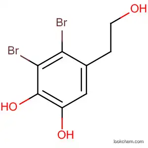 Molecular Structure of 880554-45-0 (1,2-Benzenediol, 3,4-dibromo-5-(2-hydroxyethyl)-)