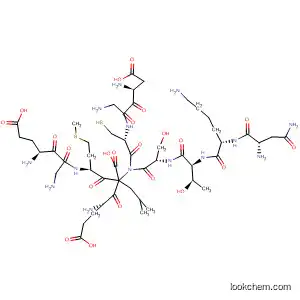 Molecular Structure of 881188-24-5 (L-Leucine,
L-asparaginyl-L-lysyl-L-threonyl-L-seryl-L-a-glutamylglycyl-L-methionyl-L-a-
aspartylglycyl-L-cysteinyl-L-a-glutamyl-)
