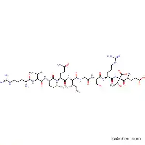 Molecular Structure of 881188-33-6 (L-Threonine,
L-arginyl-L-valyl-L-methionyl-L-glutaminyl-L-isoleucylglycyl-L-seryl-L-arginyl
-L-a-glutamyl-)