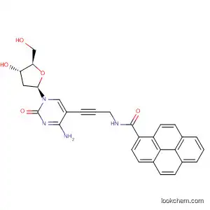 Molecular Structure of 881200-30-2 (Cytidine, 2'-deoxy-5-[3-[(1-pyrenylcarbonyl)amino]-1-propynyl]-)