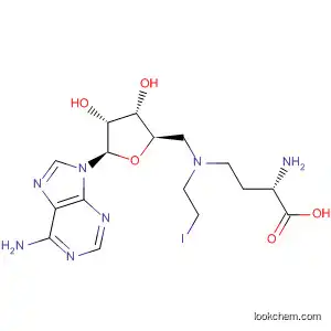 Molecular Structure of 881846-03-3 (Adenosine,
5'-[[(3S)-3-amino-3-carboxypropyl](2-iodoethyl)amino]-5'-deoxy-)