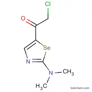 Molecular Structure of 883992-47-0 (Ethanone, 2-chloro-1-[2-(dimethylamino)-5-selenazolyl]-)
