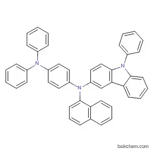 Molecular Structure of 884510-66-1 (1,4-Benzenediamine,
N-1-naphthalenyl-N',N'-diphenyl-N-(9-phenyl-9H-carbazol-3-yl)-)