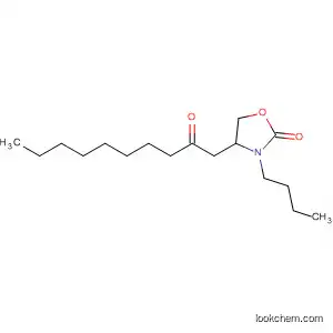 Molecular Structure of 885582-16-1 (2-Oxazolidinone, 3-butyl-4-(2-oxodecyl)-)