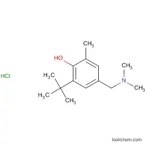 Molecular Structure of 885622-47-9 (Phenol, 4-[(dimethylamino)methyl]-2-(1,1-dimethylethyl)-6-methyl-,
hydrochloride)