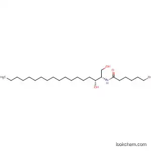 Molecular Structure of 886213-01-0 (Hexanamide,
6-bromo-N-[(1S,2R)-2-hydroxy-1-(hydroxymethyl)heptadecyl]-)