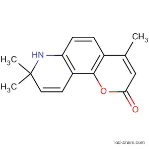 Molecular Structure of 886760-91-4 (2H-Pyrano[2,3-f]quinolin-2-one, 7,8-dihydro-4,8,8-trimethyl-)