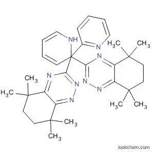Molecular Structure of 886970-80-5 (1,2,4-Benzotriazine,
3,3'-[2,2'-bipyridine]-6,6'-diylbis[5,6,7,8-tetrahydro-5,5,8,8-tetramethyl-)