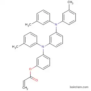 Molecular Structure of 887249-50-5 (2-Propenoic acid,
3-[[3-[bis(3-methylphenyl)amino]phenyl](3-methylphenyl)amino]phenyl
ester)
