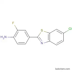 Molecular Structure of 889062-87-7 (Benzenamine, 4-(6-chloro-2-benzothiazolyl)-2-fluoro-)
