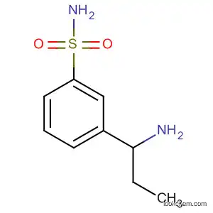 Molecular Structure of 889936-99-6 (Benzenesulfonamide, 3-(1-aminopropyl)-)