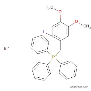Molecular Structure of 890136-66-0 (Phosphonium, [(2-iodo-4,5-dimethoxyphenyl)methyl]triphenyl-, bromide)