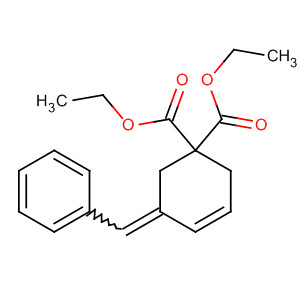 3-Cyclohexene-1,1-dicarboxylic acid, 5-(phenylmethylene)-, diethyl  ester, (5Z)-
