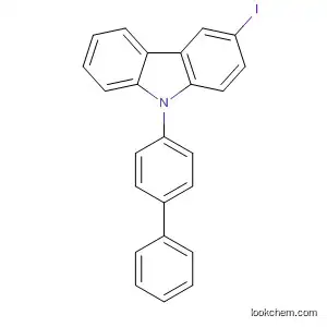 Molecular Structure of 894791-47-0 (9H-Carbazole, 9-[1,1'-biphenyl]-4-yl-3-iodo-)