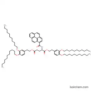 Molecular Structure of 897014-41-4 (L-Glutamic acid, N-(1-pyrenylcarbonyl)-,
bis[2-[3,4-bis(undecyloxy)phenyl]ethyl] ester)