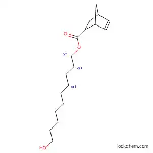 Molecular Structure of 898912-32-8 (Bicyclo[2.2.1]hept-5-ene-2-carboxylic acid, 10-hydroxydecyl ester,
(1R,2S,4R)-rel-)