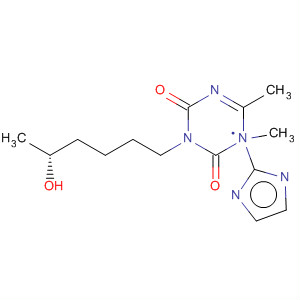Molecular Structure of 899822-33-4 (Imidazo[1,2-a]-1,3,5-triazine-2,4(1H,3H)-dione,
3-[(5R)-5-hydroxyhexyl]-1,6-dimethyl-)
