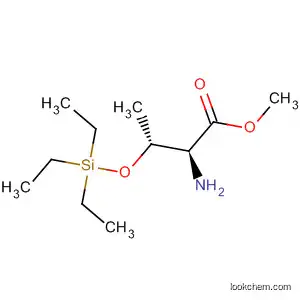 Molecular Structure of 908853-24-7 (L-Threonine, O-(triethylsilyl)-, methyl ester)