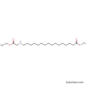 Molecular Structure of 908859-29-0 (Hexadecanoic acid, 16-[(2-ethoxy-2-oxoethyl)amino]-, methyl ester)
