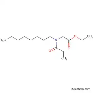 Molecular Structure of 908859-42-7 (Glycine, N-octyl-N-(1-oxo-2-propenyl)-, ethyl ester)