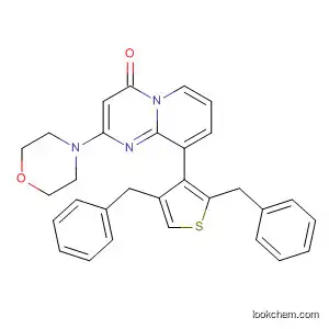 Molecular Structure of 912824-05-6 (4H-Pyrido[1,2-a]pyrimidin-4-one,
9-(4-dibenzothienyl)-2-(4-morpholinyl)-)