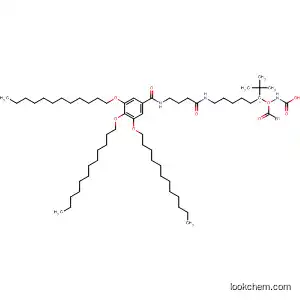 Molecular Structure of 912850-69-2 (Carbamic acid,
[6-[[1-oxo-4-[[3,4,5-tris(dodecyloxy)benzoyl]amino]butyl]amino]hexyl]-,
1,1-dimethylethyl ester)