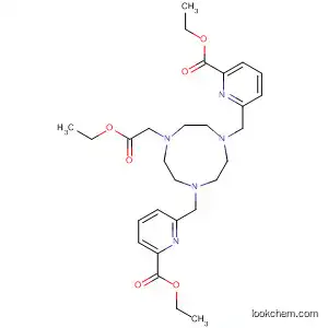 Molecular Structure of 915007-67-9 (1H-1,4,7-Triazonine-1-acetic acid,
4,7-bis[[6-(ethoxycarbonyl)-2-pyridinyl]methyl]octahydro-, ethyl ester)