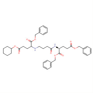 L-Glutamic acid,  N-[4-[[4-(cyclohexyloxy)-4-oxo-1-[(phenylmethoxy)carbonyl]butyl]amino]-  1-oxobutyl]-, bis(phenylmethyl) ester
