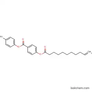 Benzoic acid, 4-[(1-oxo-10-undecen-1-yl)oxy]-, 1,1'-(1,4-phenylene)
ester